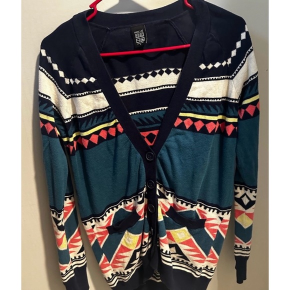 Nollie Deep V Neck Cardigan - Picture 7 of 16